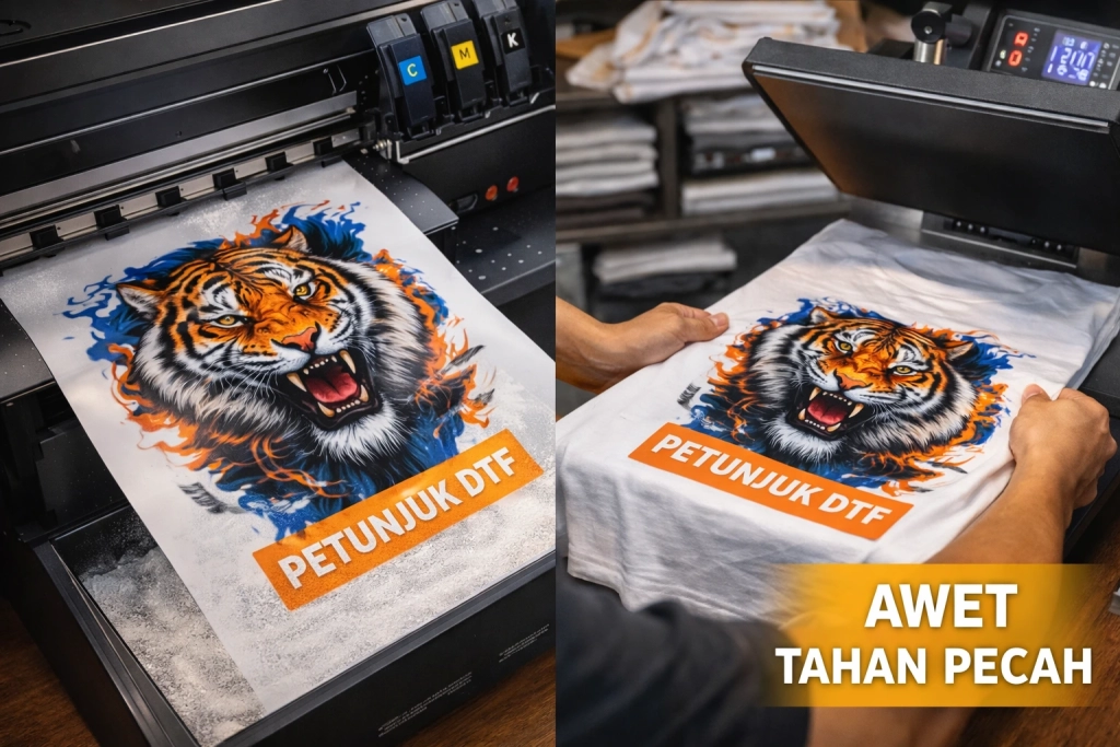 Cara Cetak Sablon DTF Satuan Agar Hasilnya Awet dan Tidak Pecah (Panduan Lengkap)