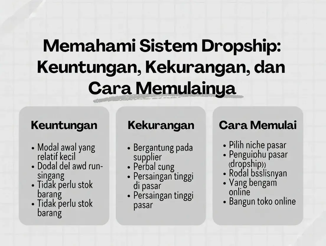 memahami sistem dropship